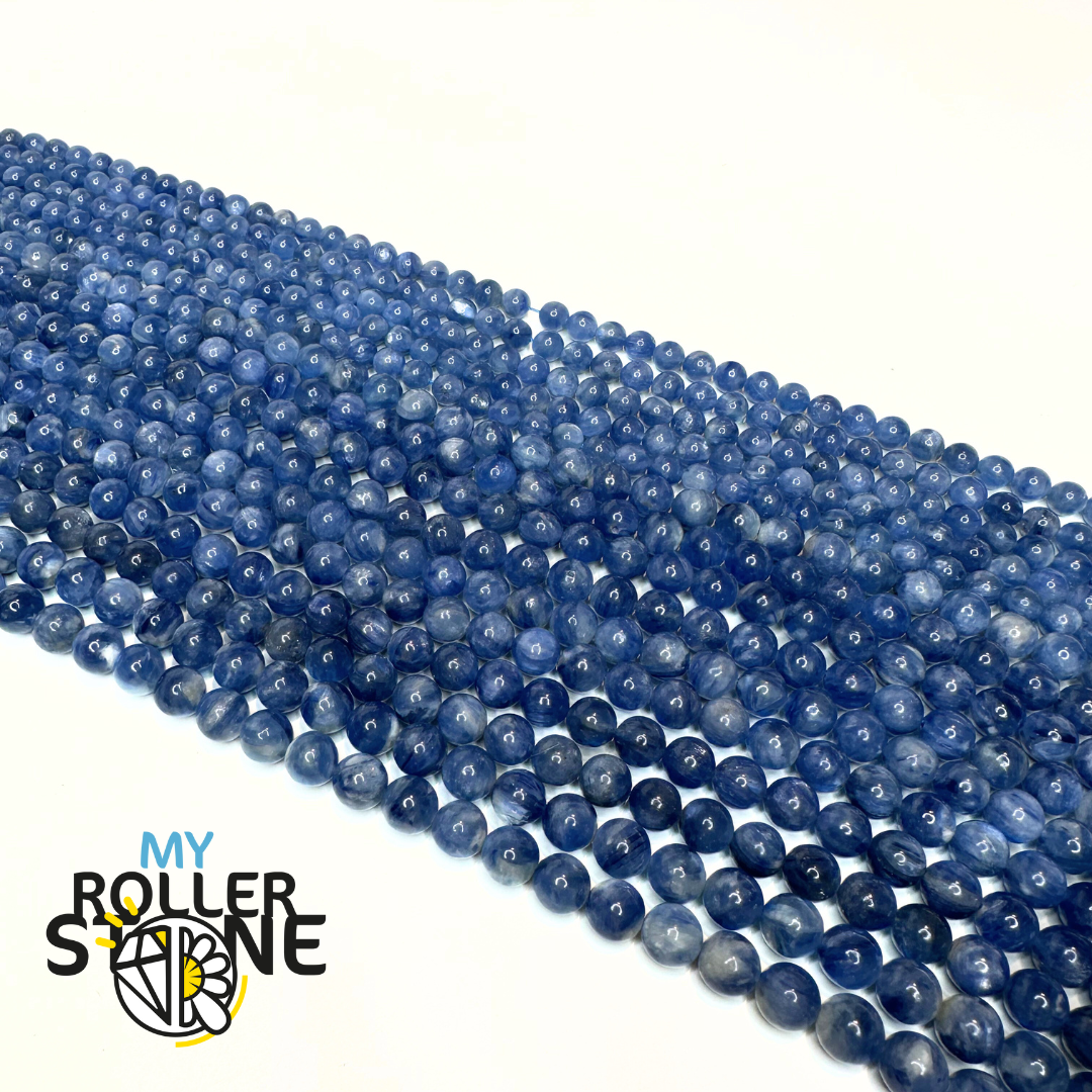 Perle Kyanite bleue 5A naturelle - Perles