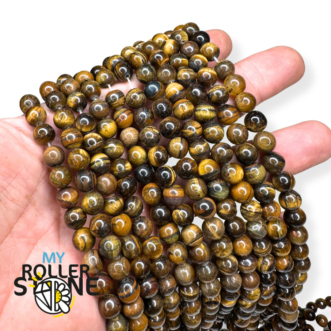 Perle Oeil de Tigre 1A - Perles