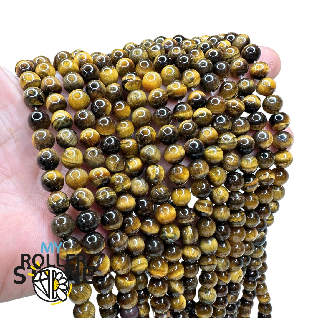 Perle Oeil de Tigre 3A - Perles