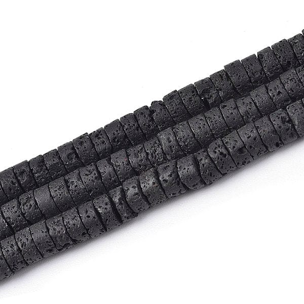 Perles Heishi en Pierre de Lave My Roller Stone
