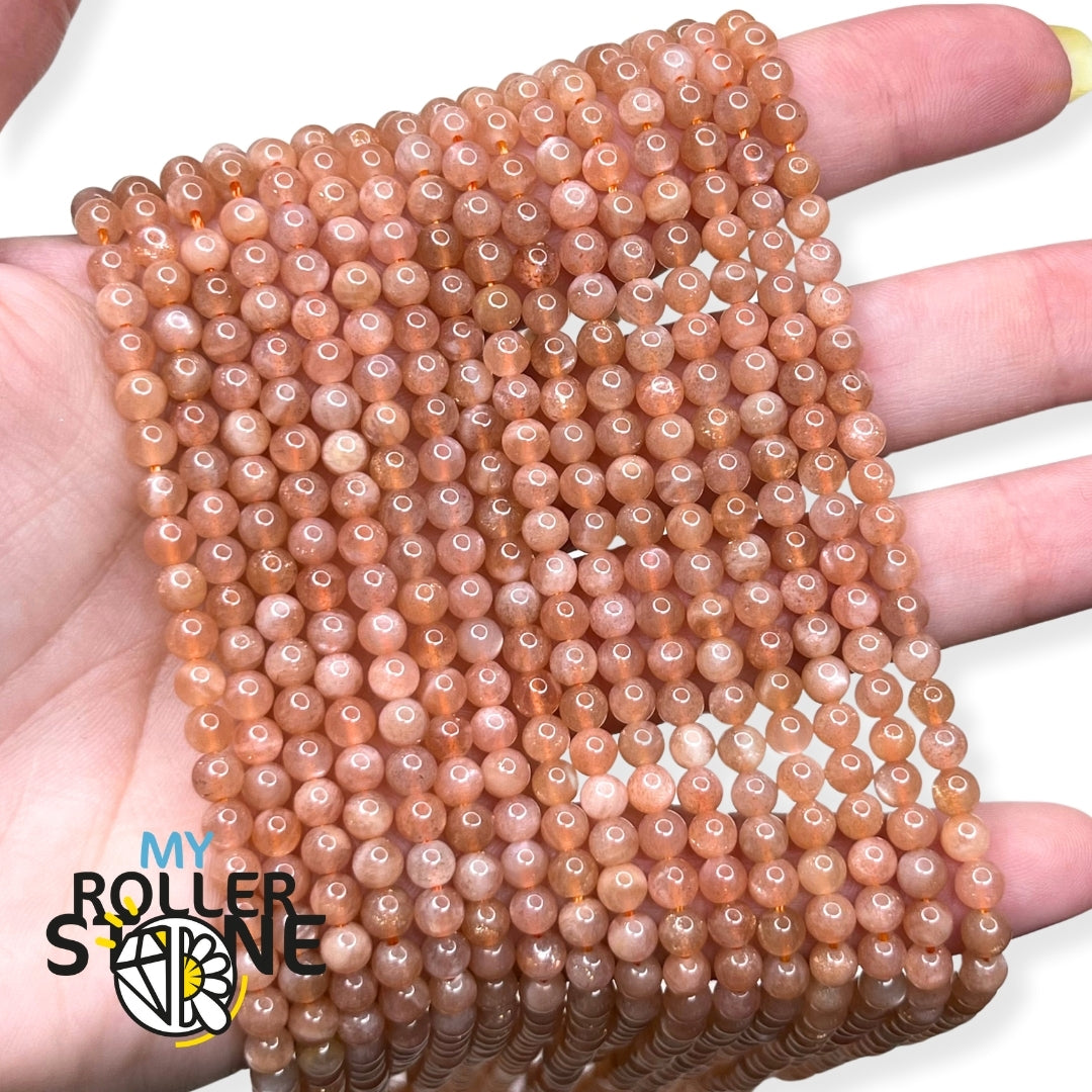 Perle Pierre du soleil 5A  4 MM