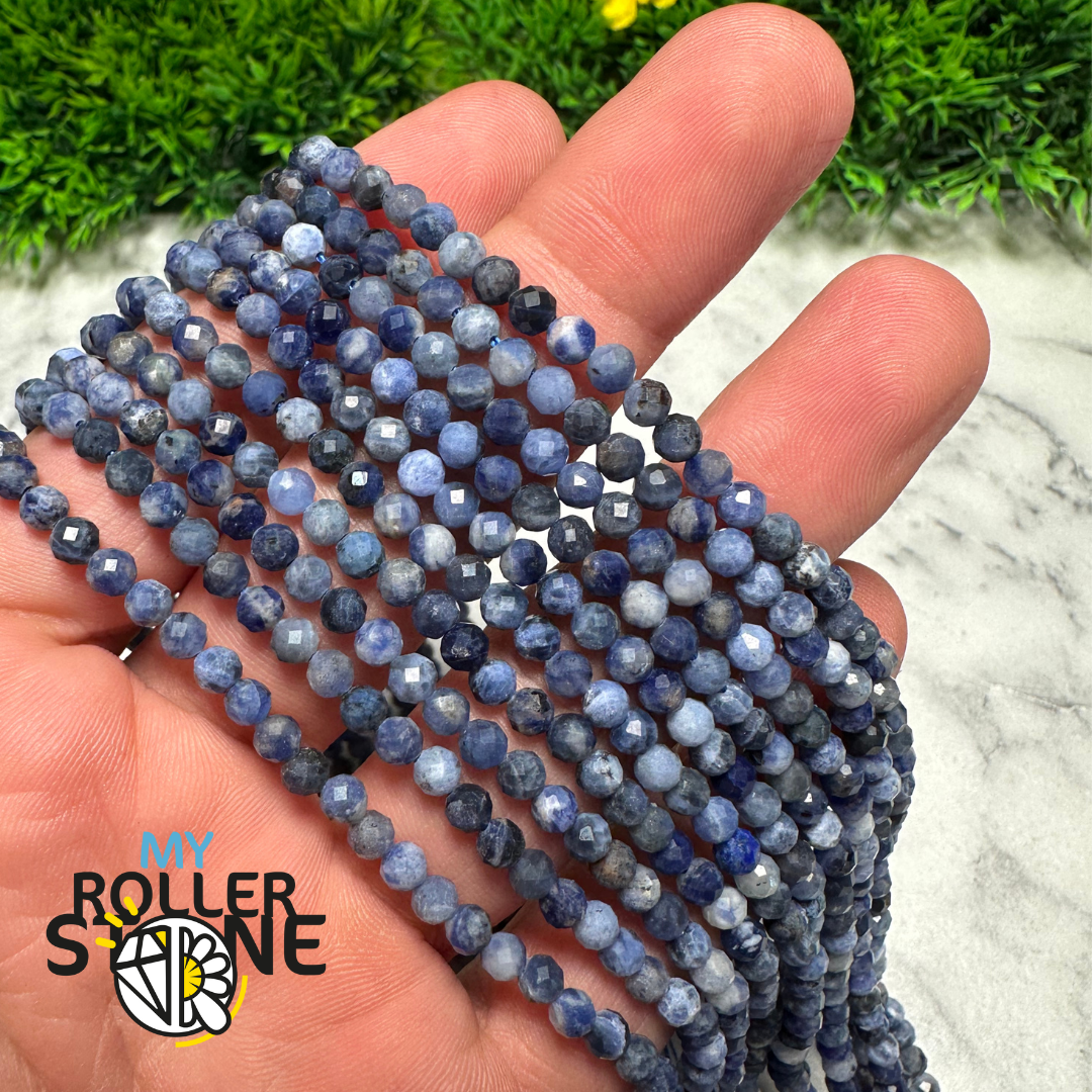 Perle Sodalite Facettée 1A