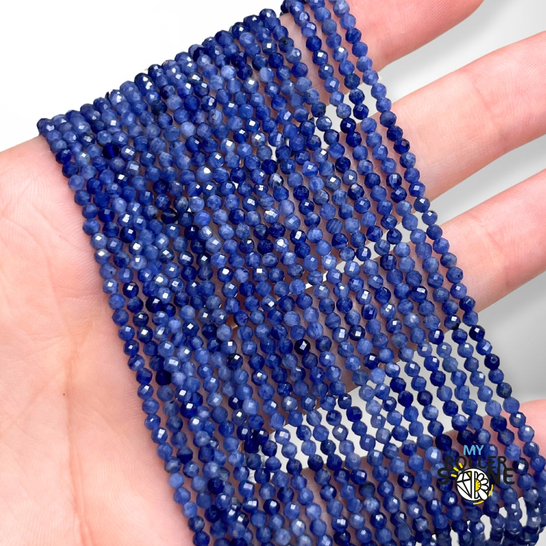 Perle Sodalite Facettée 3A - Perles