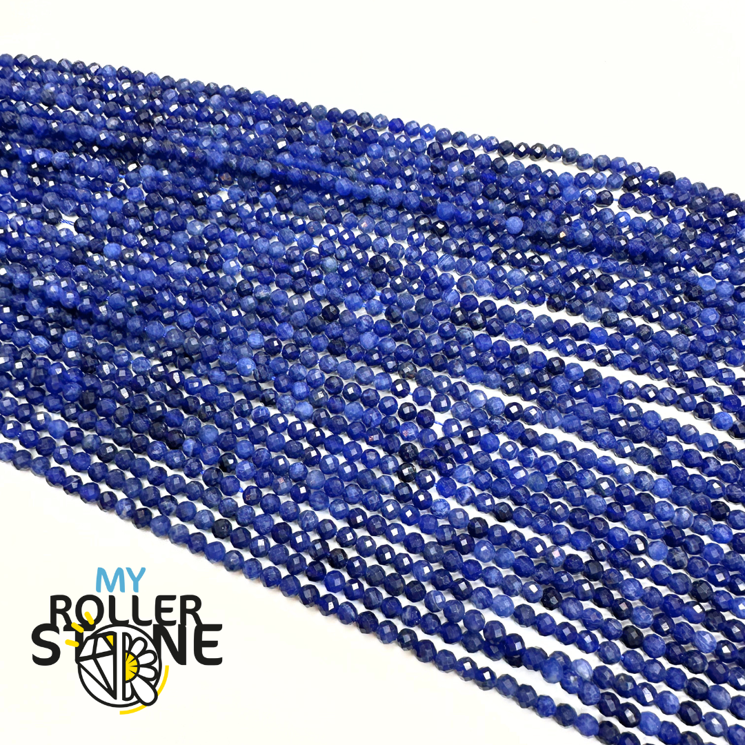 Perle Sodalite Facettée 5A - Perles