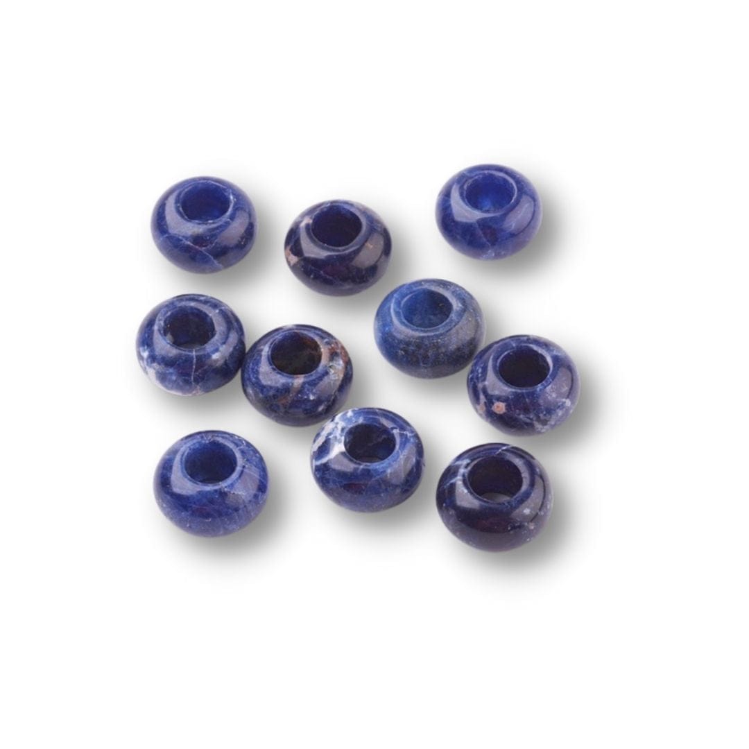 Perle Sodalite grand trou