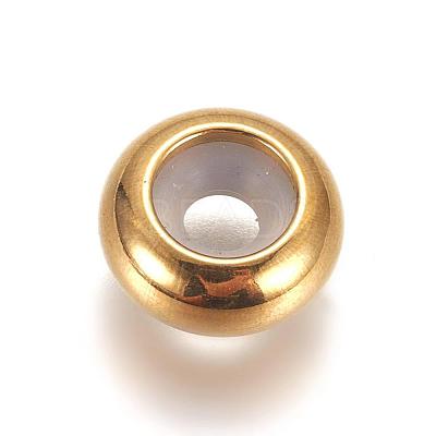 Perle stoppeur glissante acier inoxydable - Perles