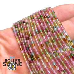 3 Perles En Tourmaline Multicolore - Indicolite, Rubellite... 9 Carats - Brésil, Neuf Sans Emballage