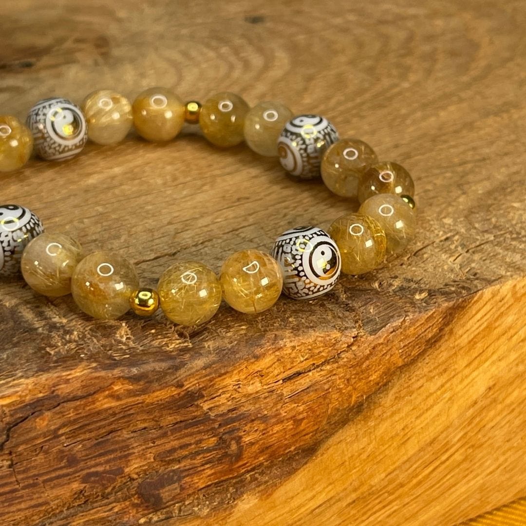 Perle Yin-Yang 10 mm