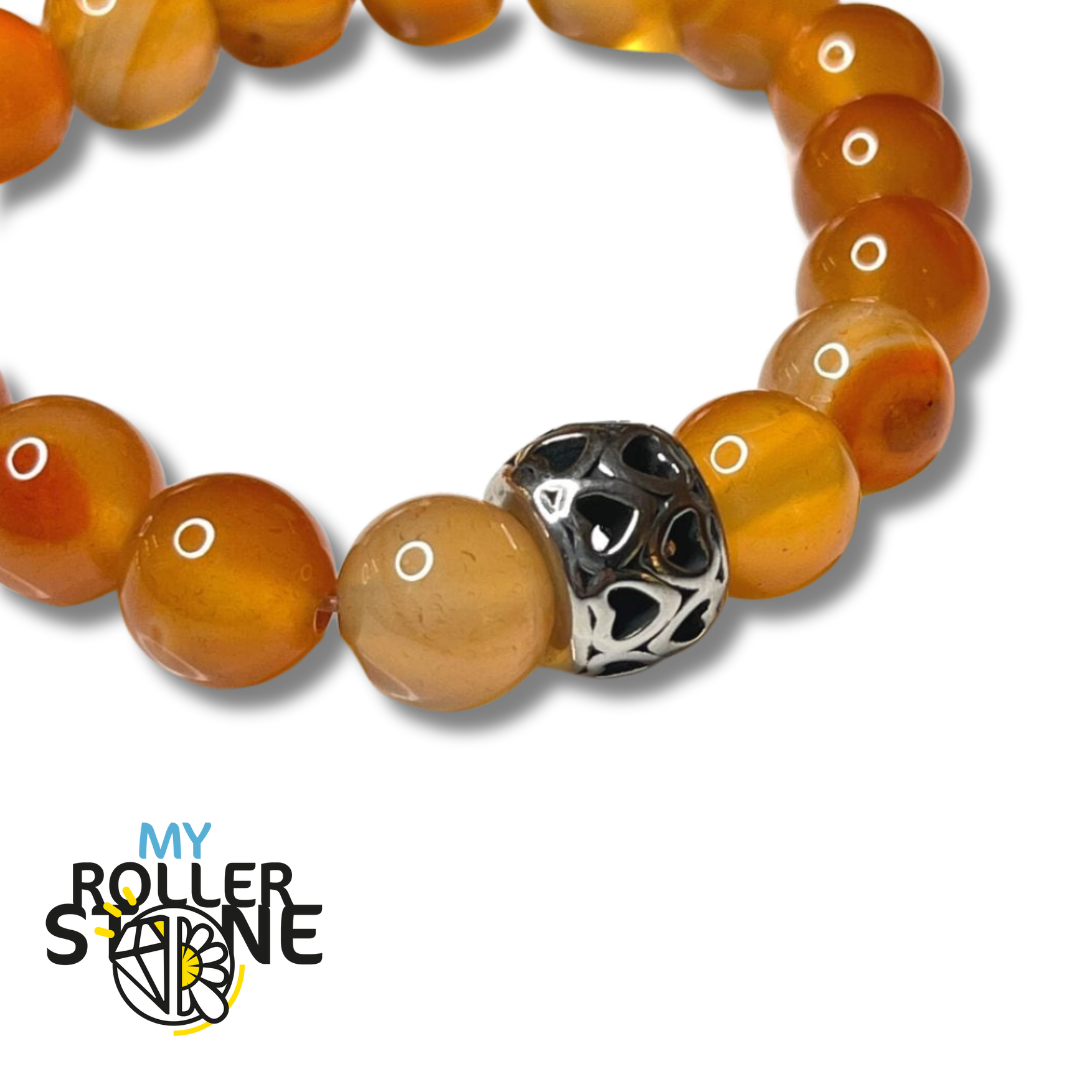 Perles acier inoxydable coeur - Perles