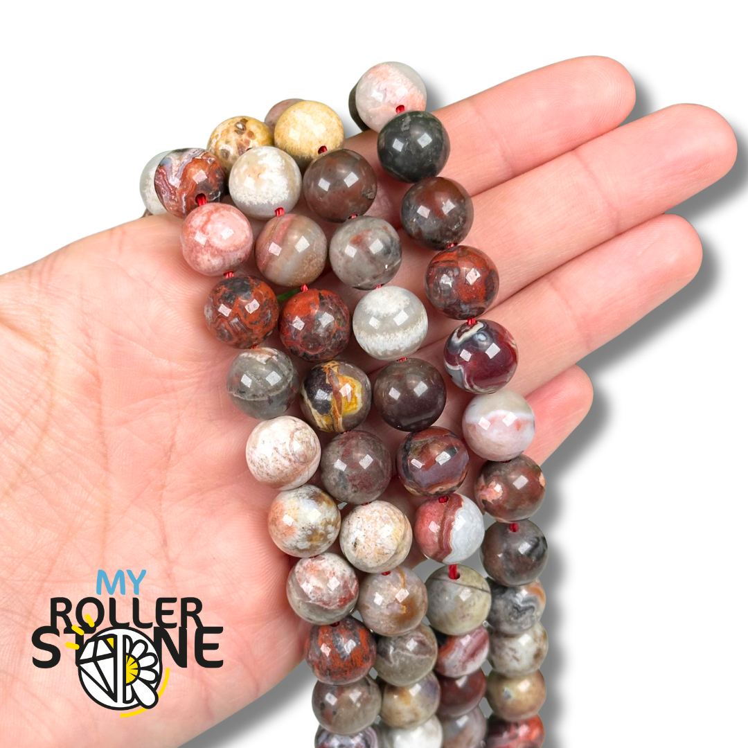 Perles Agate Mexicaine 3A