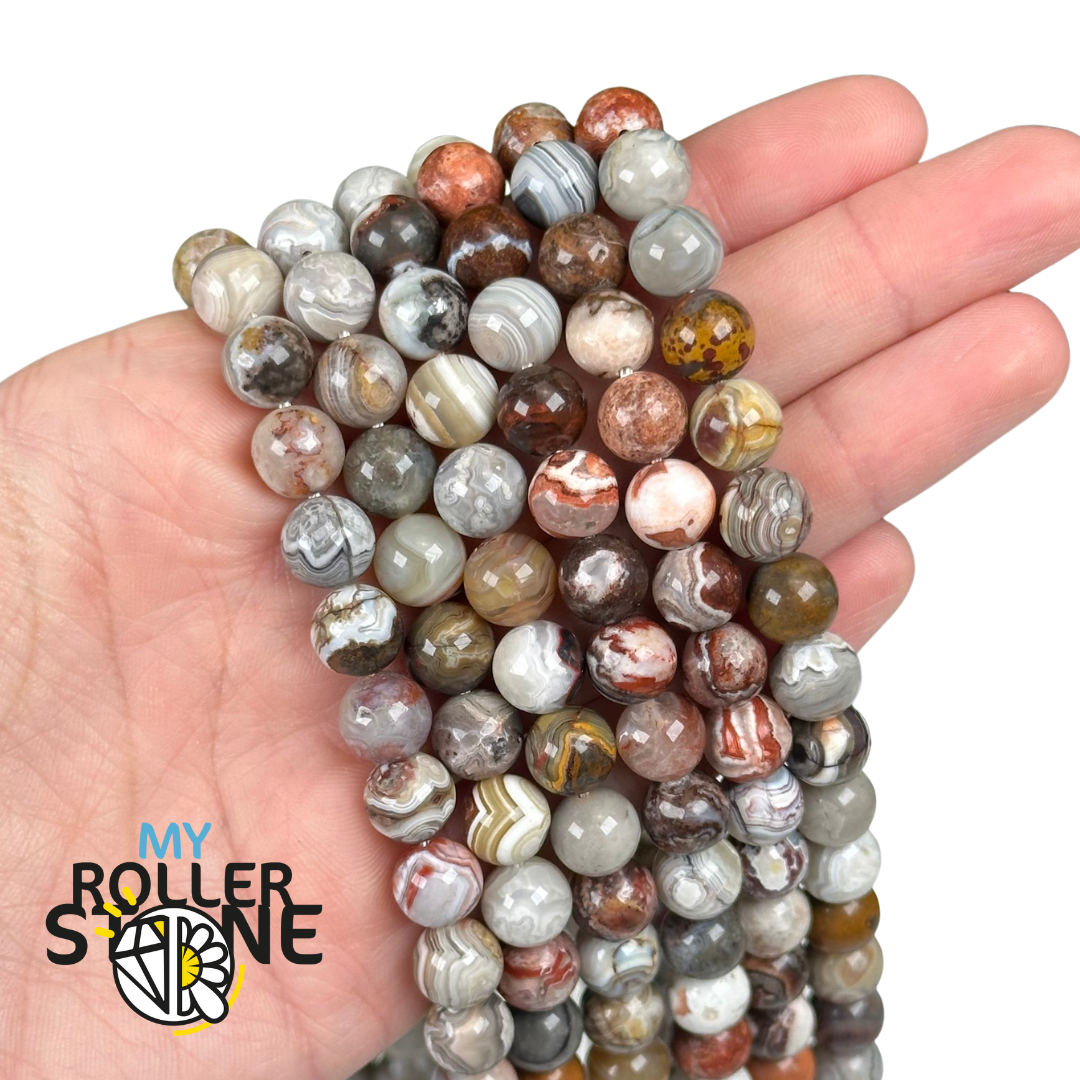 Perle Agate Mexicaine 3 A