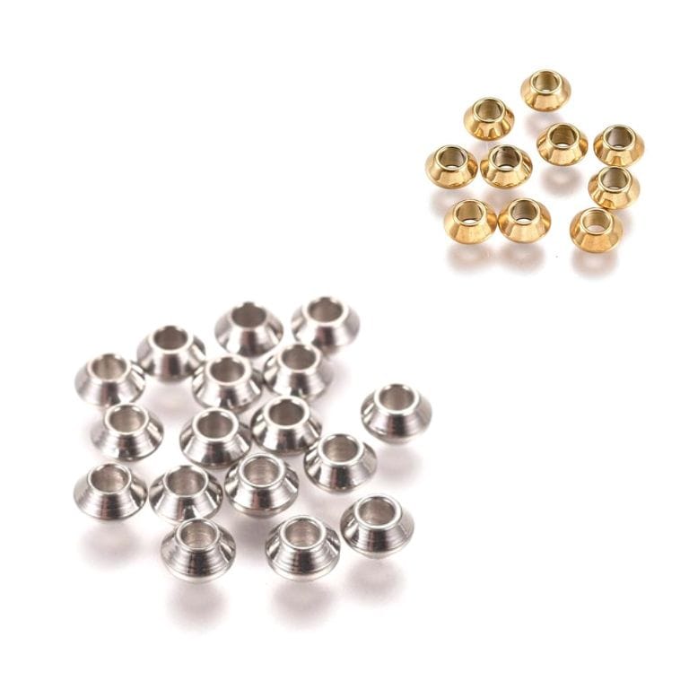 Perles d'espacement rondelle 