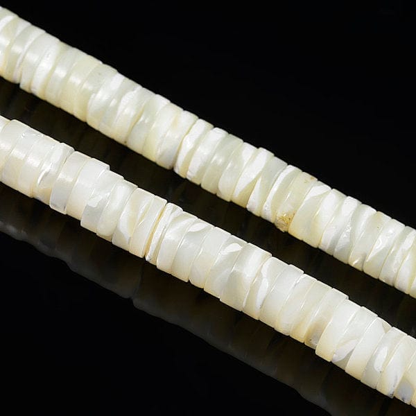 Perles Heishi Nacre