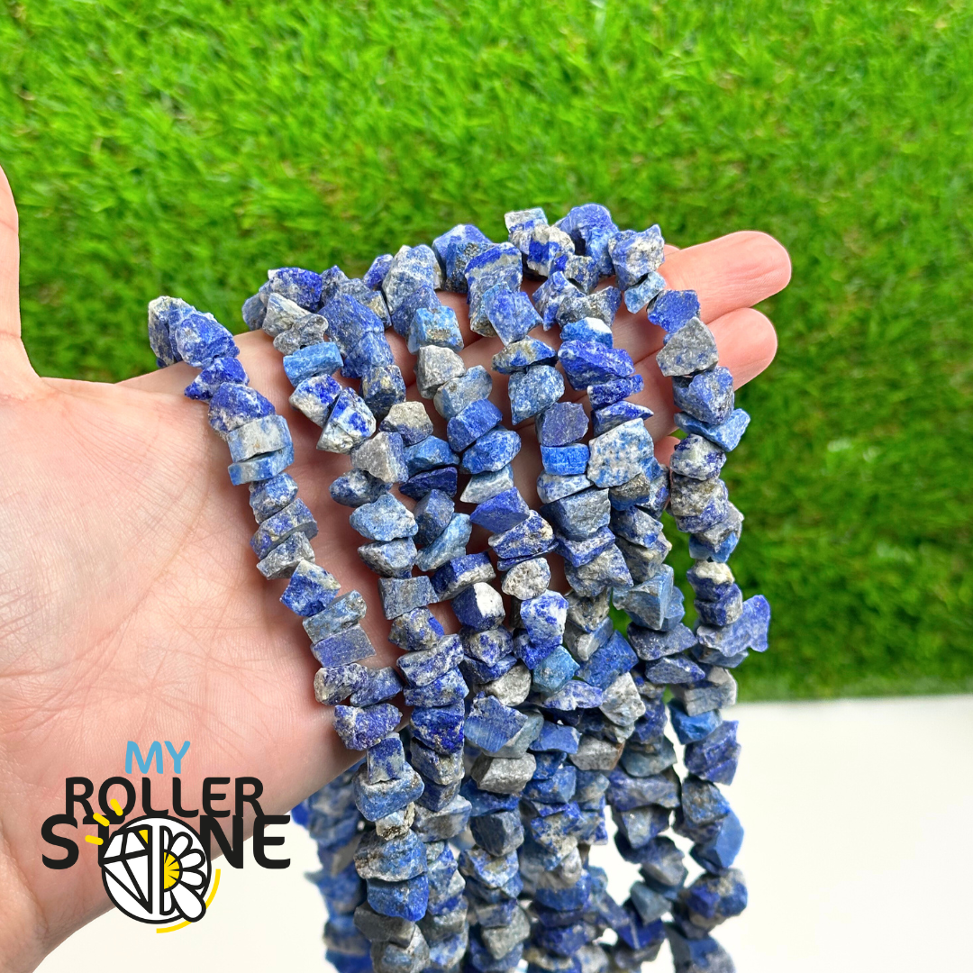Perles Lapis Lazuli Brute