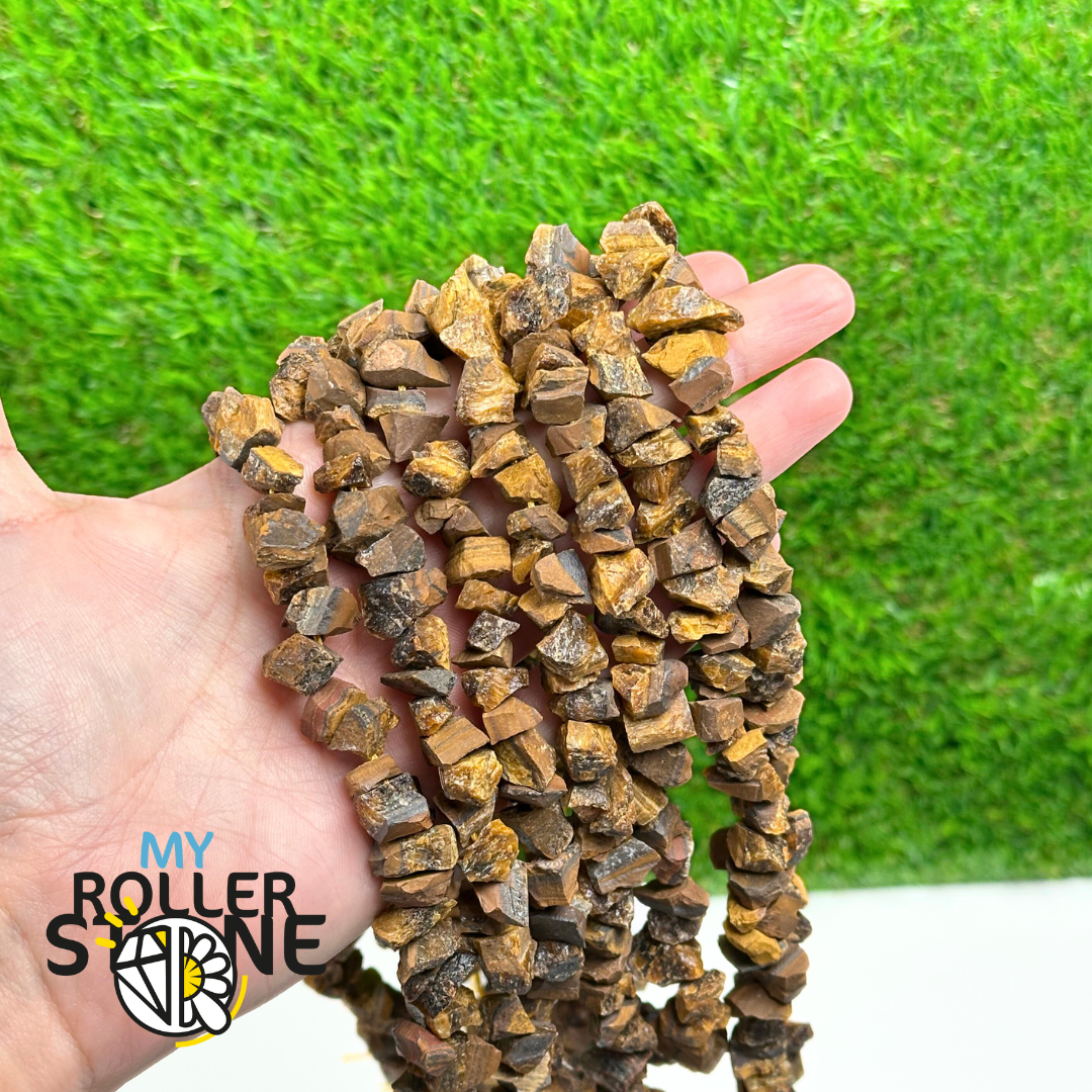 Perles Oeil de Tigre Brute