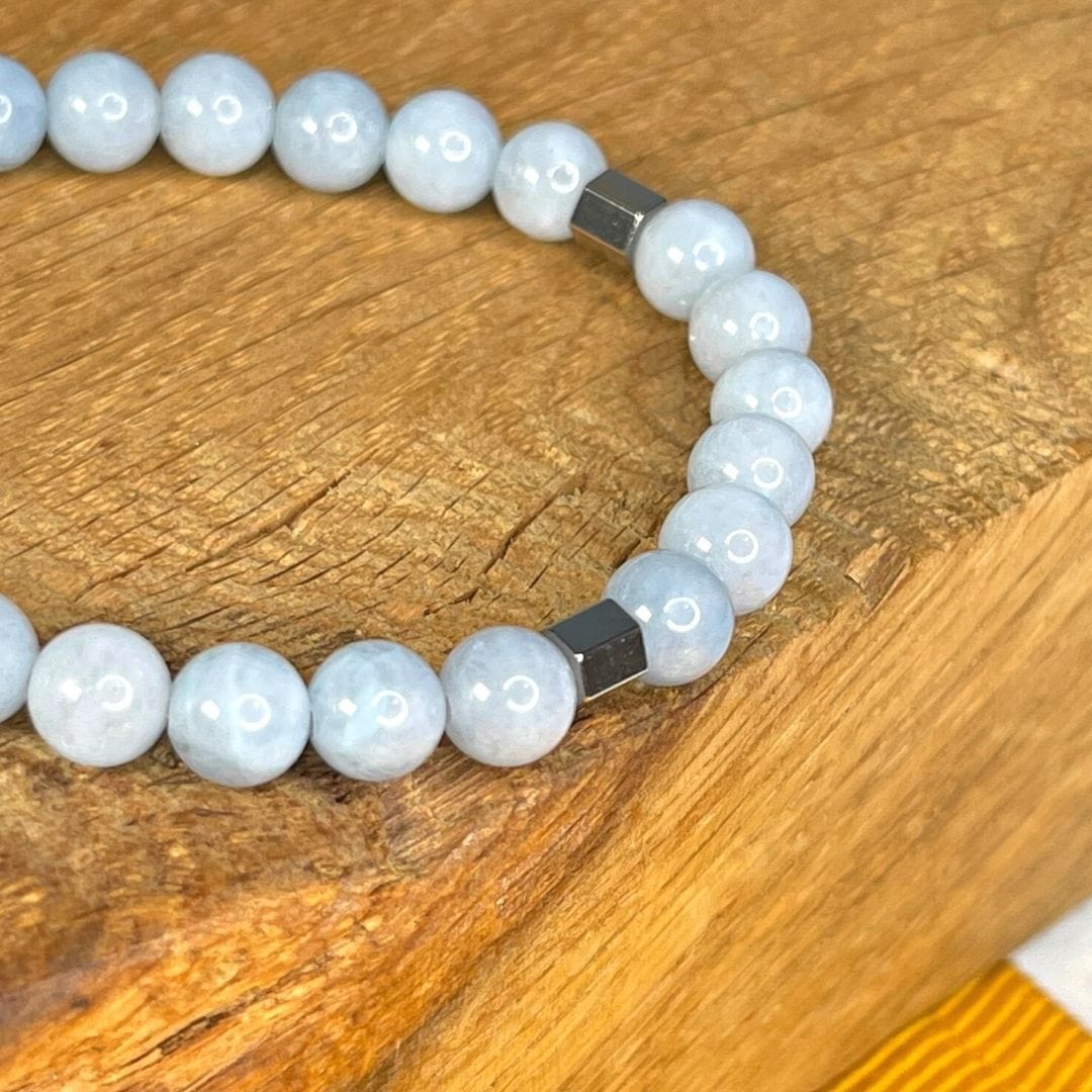 Perles rectangulaires Argenté