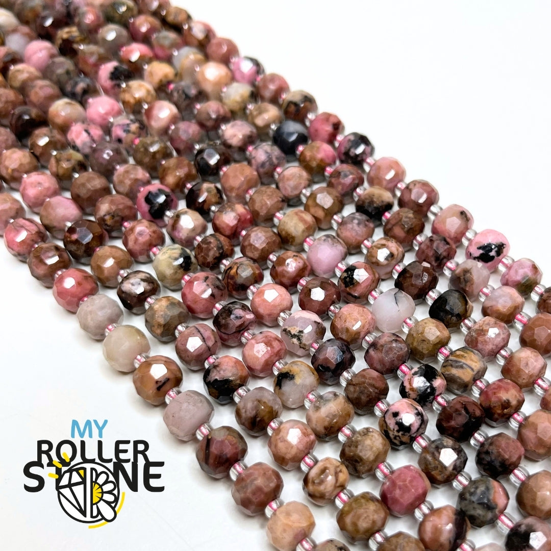 Perles Rondelles Rhodonite Australienne 
