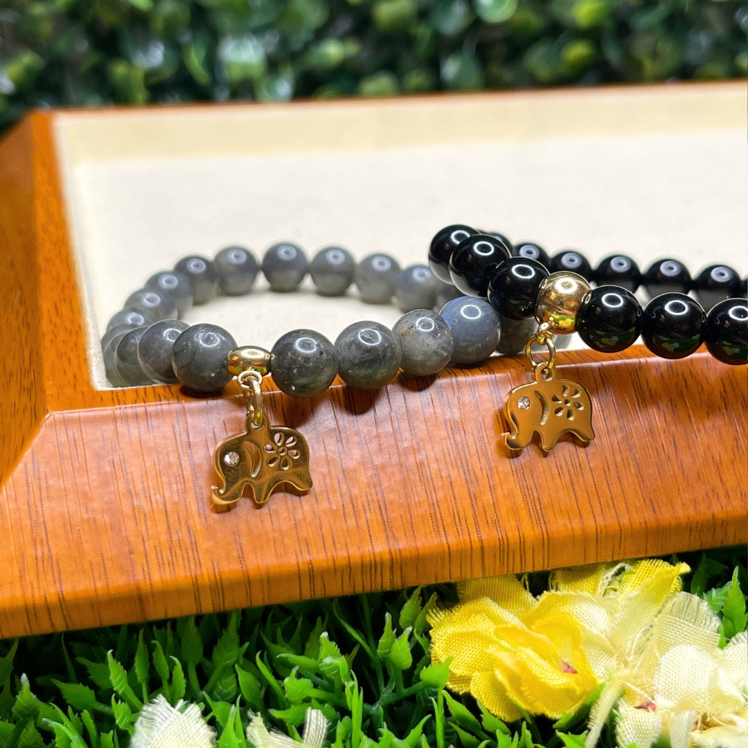 Petit Charm Eléphant acier inoxydable