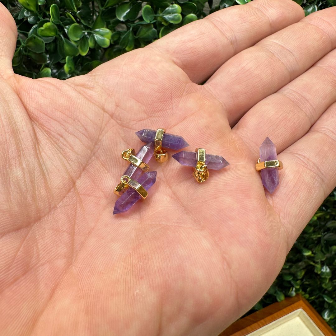 Petit Pendentif double terminaison - Perles