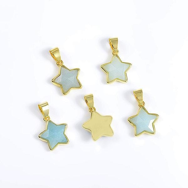 pendentif étoile amazonite