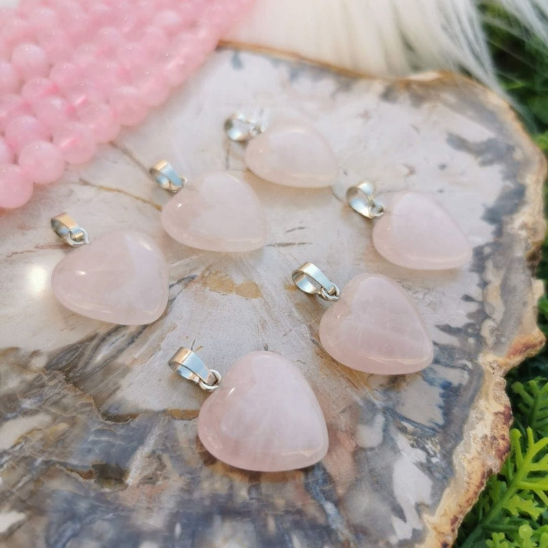 Petit pendentif quartz rose