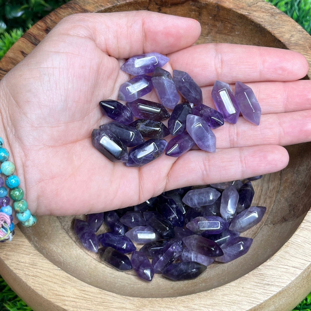 Petite Double Pointe Améthyste