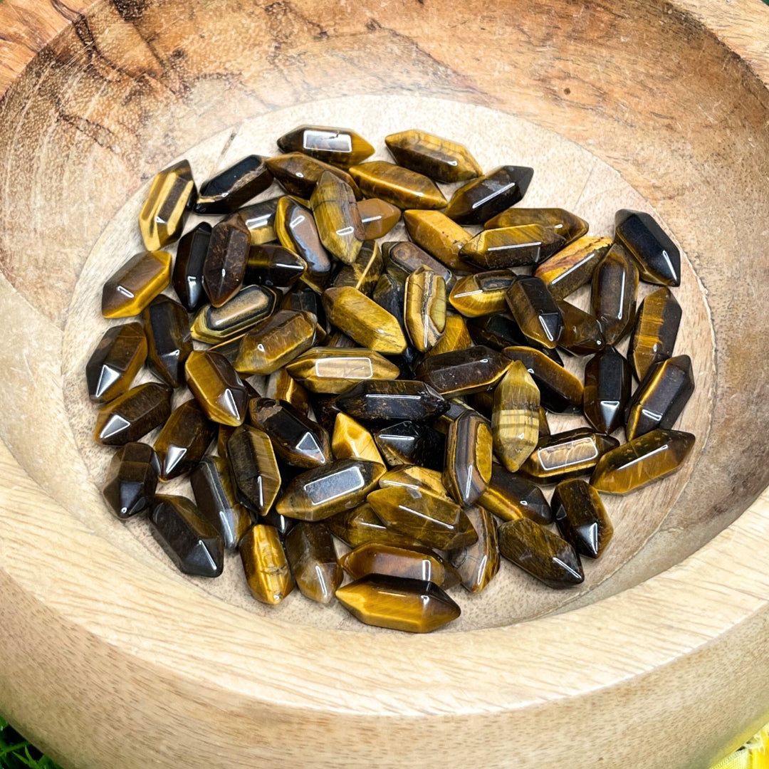 Petite Double Pointe Oeil de Tigre