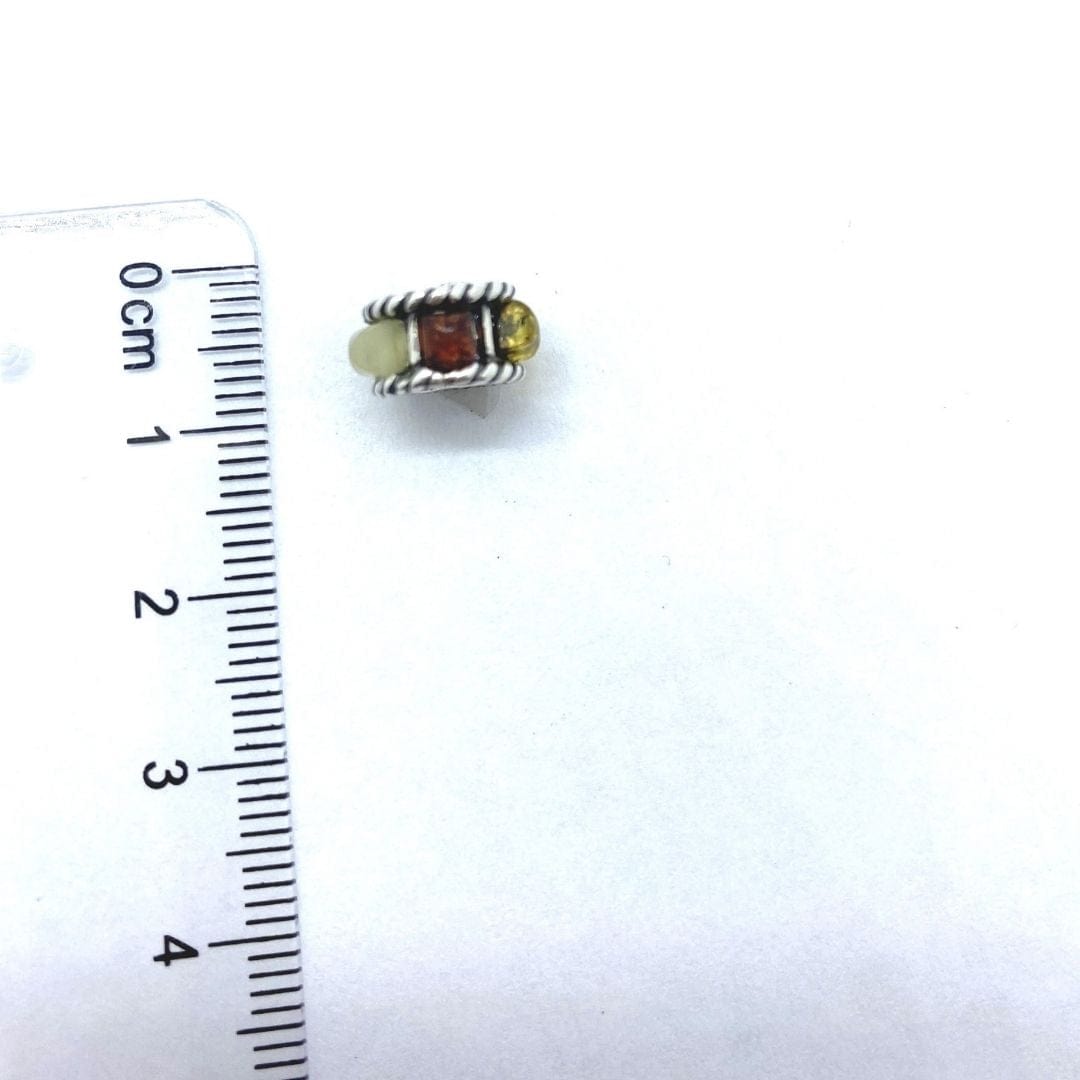 Petite Perle Ambre trou large