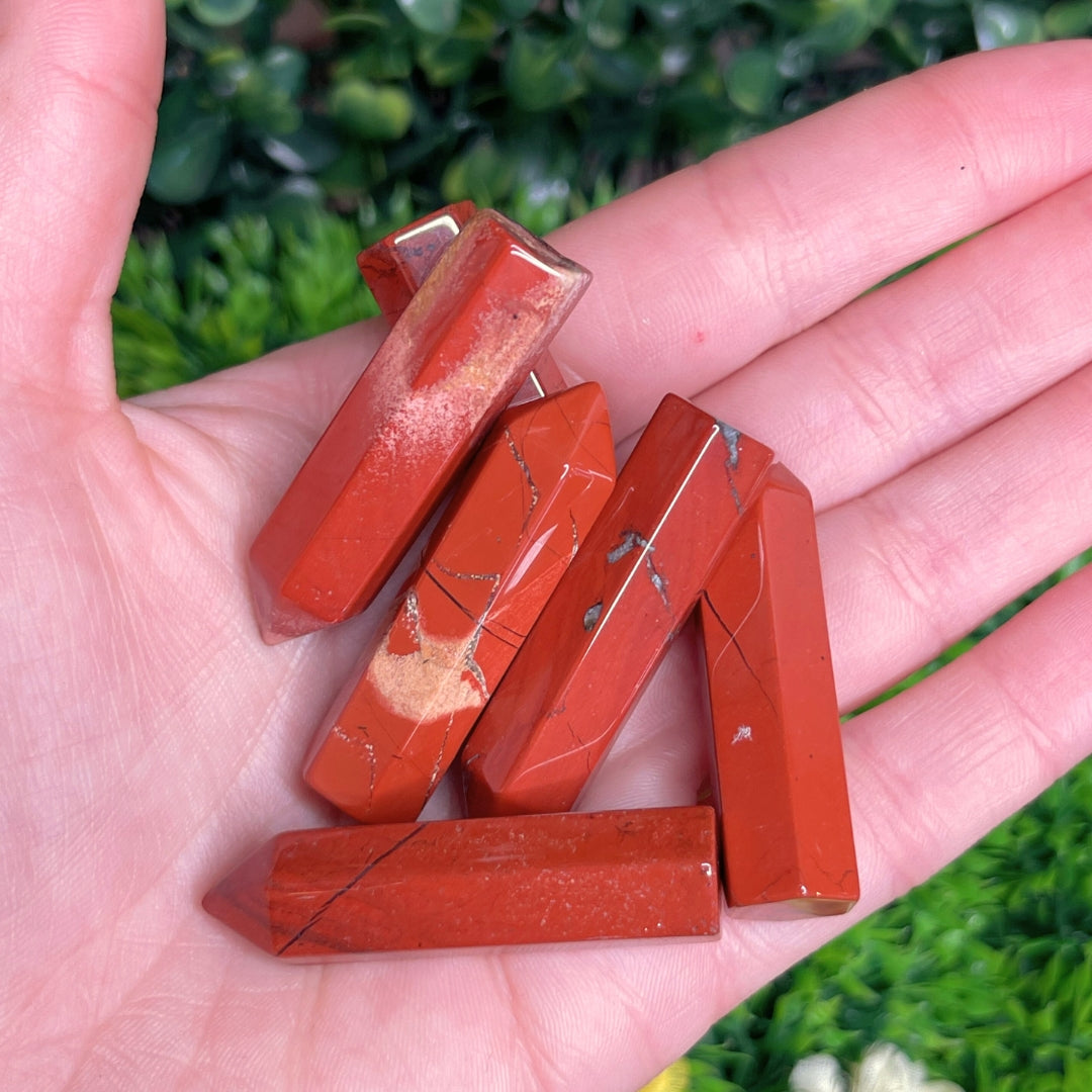 Petite Pointe Jaspe Rouge