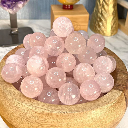 Petite Sphère Quartz rose - Pierres et fossiles