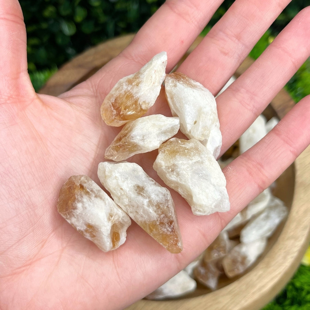 Pierre Brute Citrine Chauffée