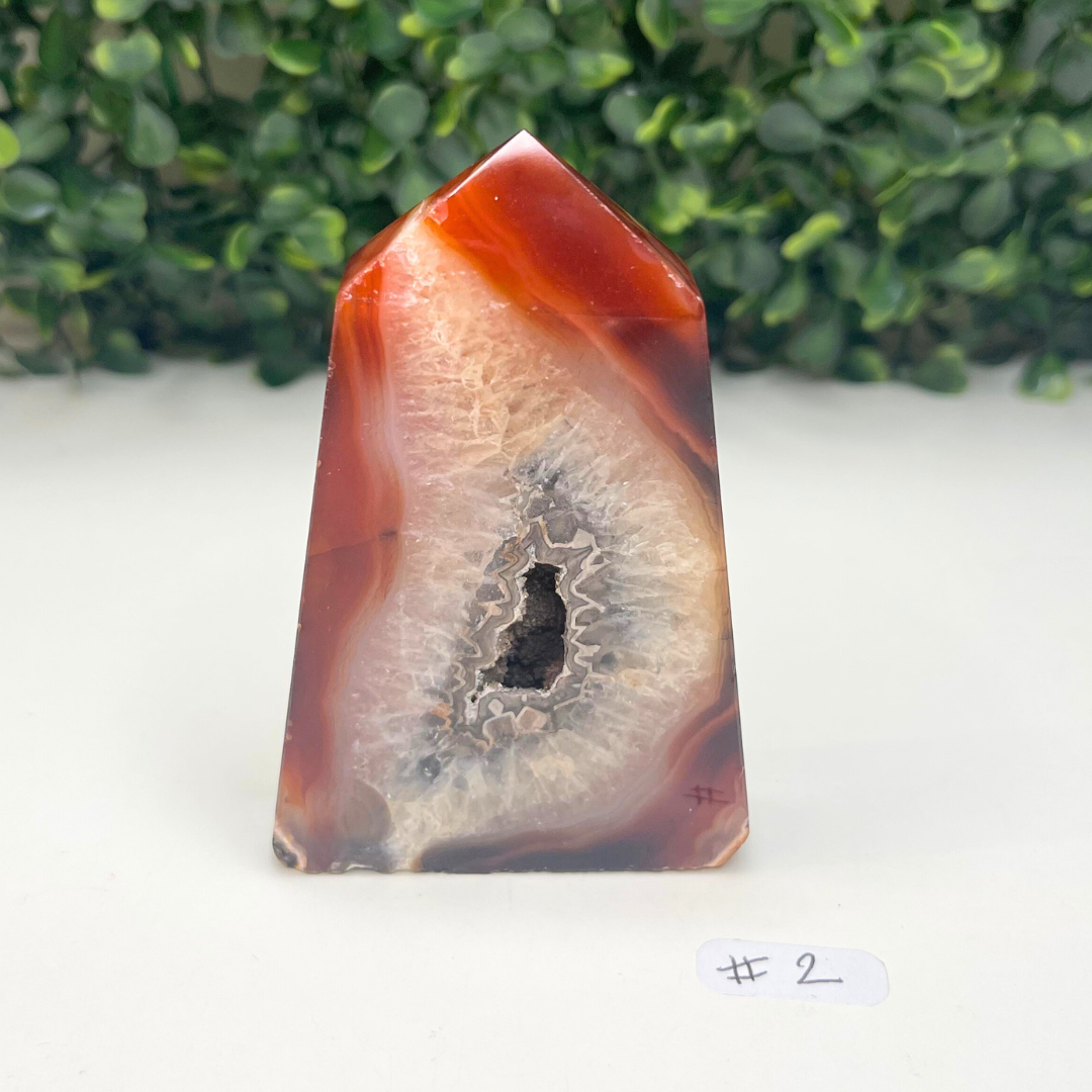 Pierre Coeur Cornaline #2 - Pierres et fossiles