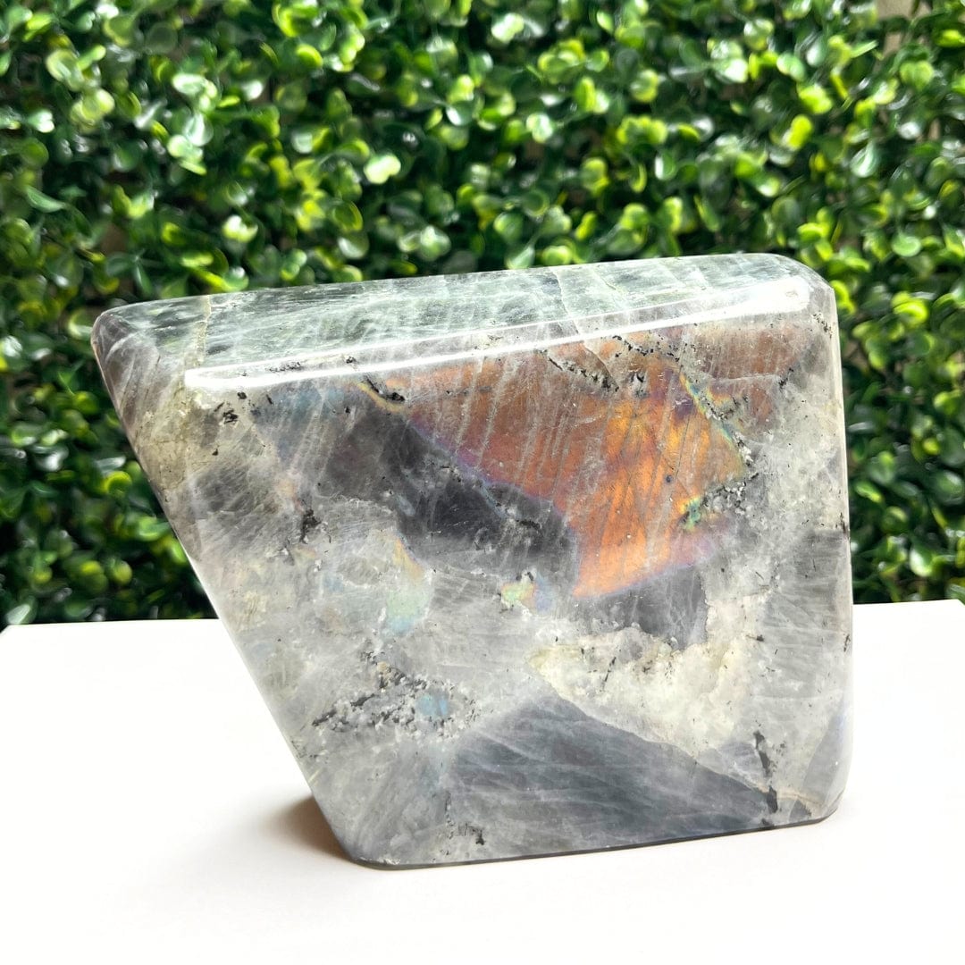 Pierre Labradorite Arc-en-Ciel Forme Libre #1