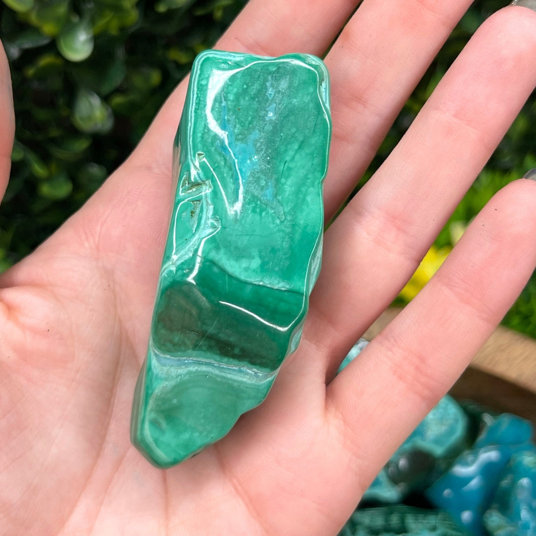Pierre Brut Malachite Chrysocolle 