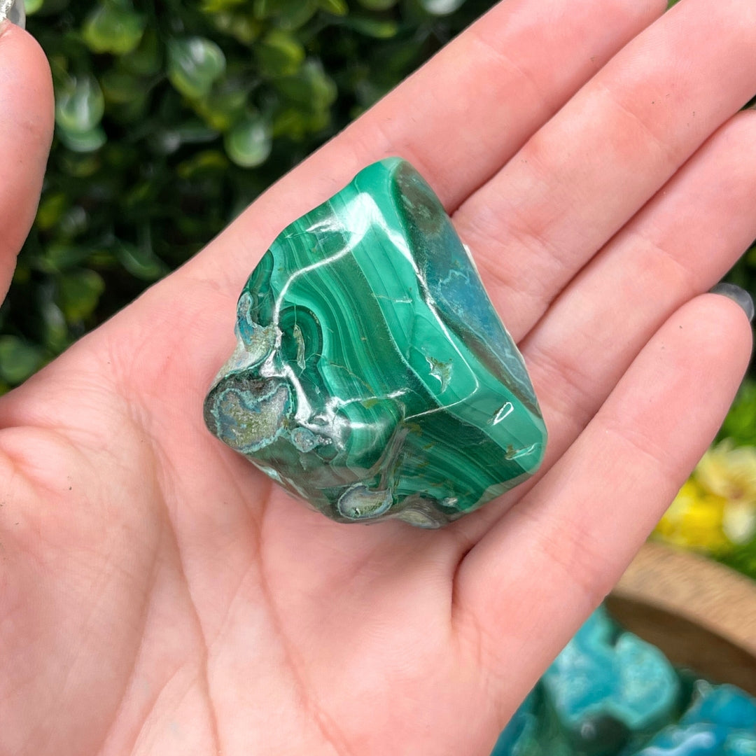 Petite Pierre Malachite Chrysocolle