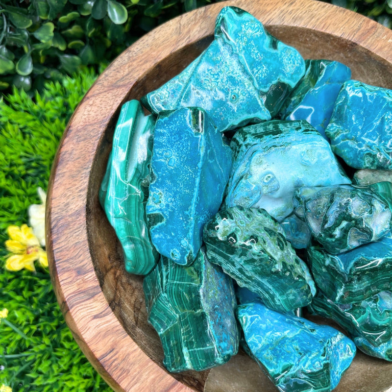 Pierre Malachite Chrysocolle