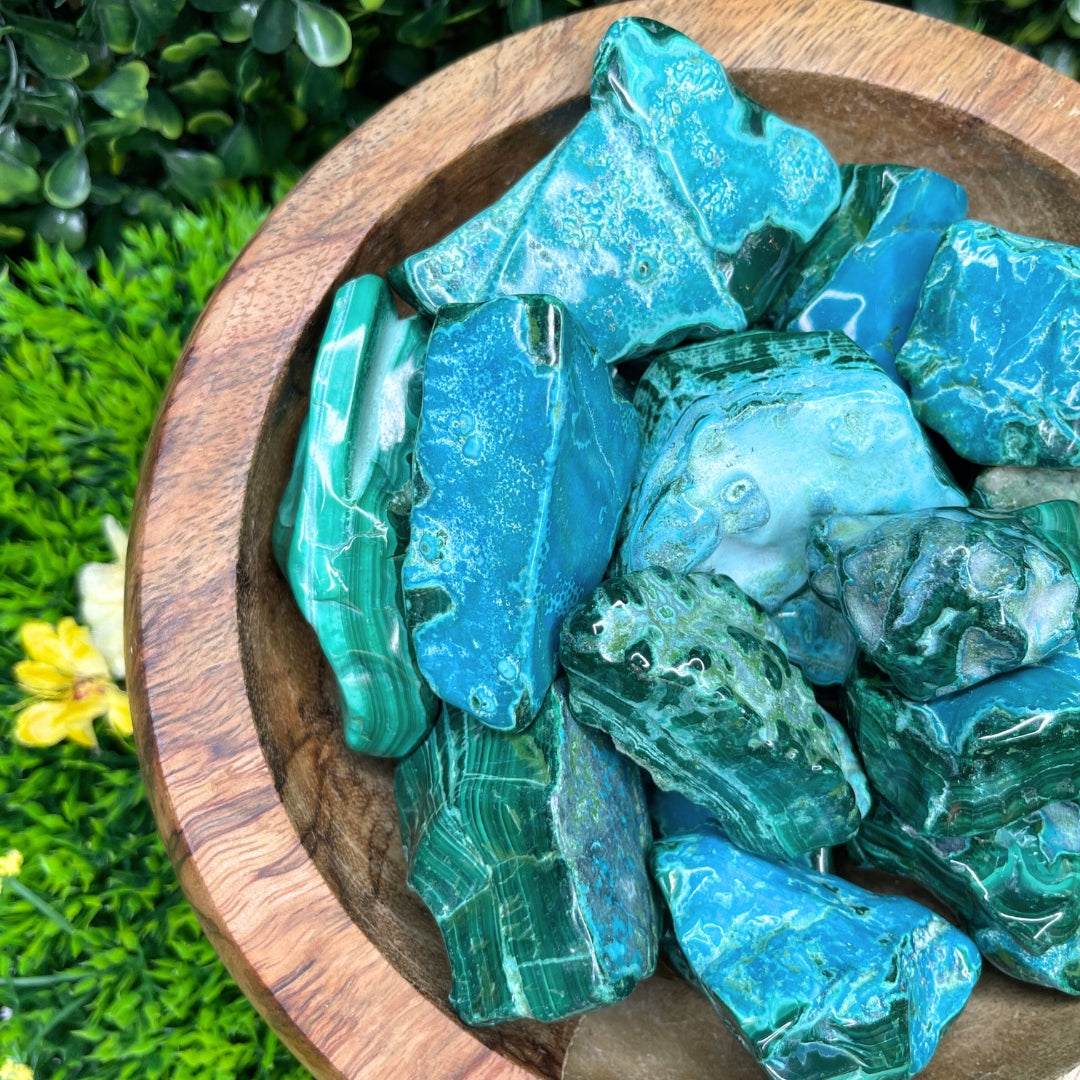 Pierre Malachite Chrysocolle