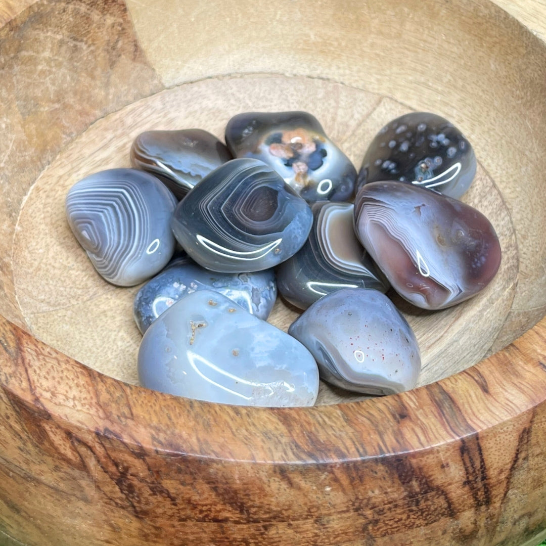 Pierre roulée Agate du Botswana