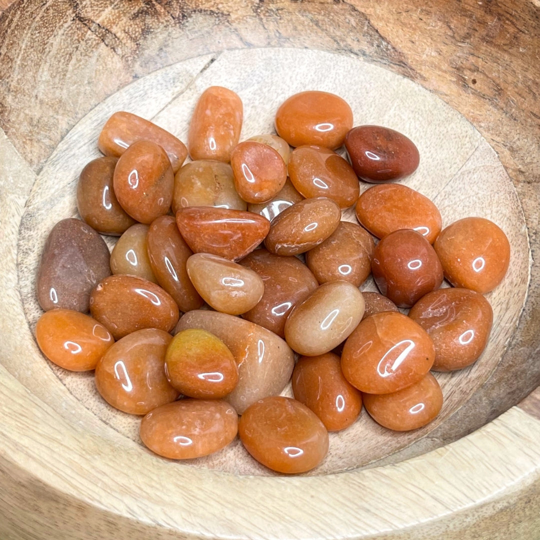 Pierre roulée Aventurine Rouge