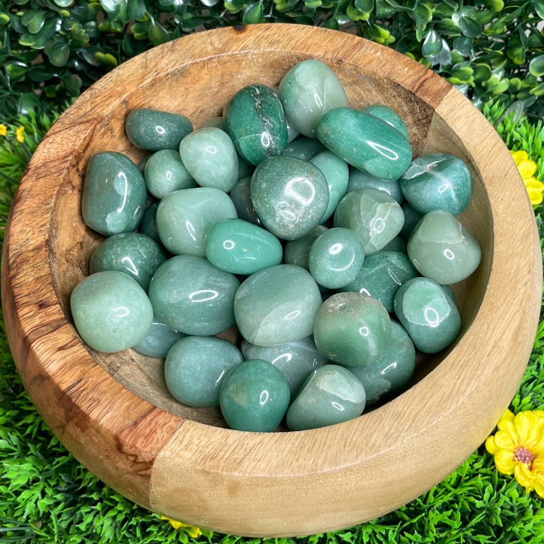 Pierre Roulée Aventurine (Taille moyenne)