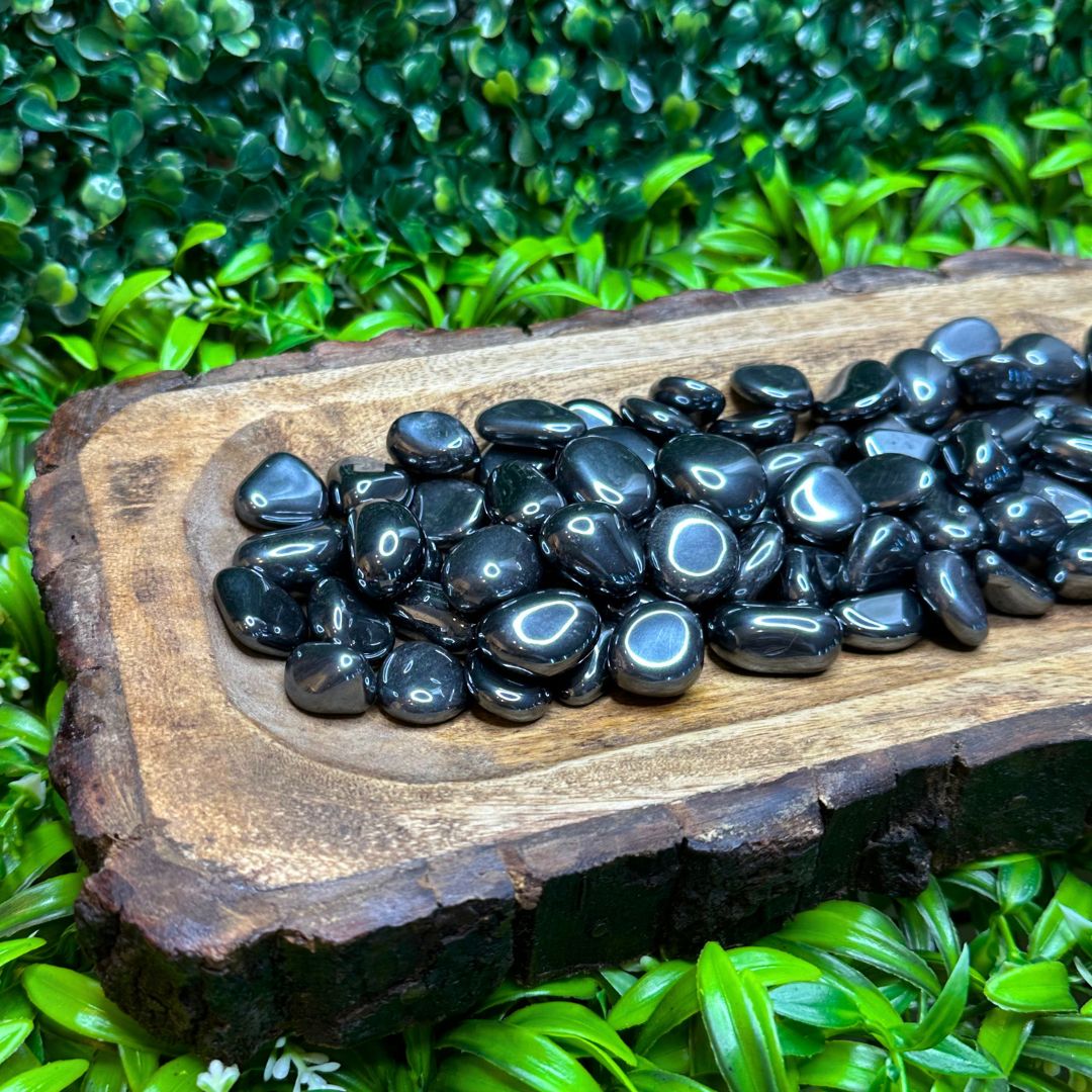 Pierre roulée Hématite (Taille Moyenne) - Pierres et fossiles