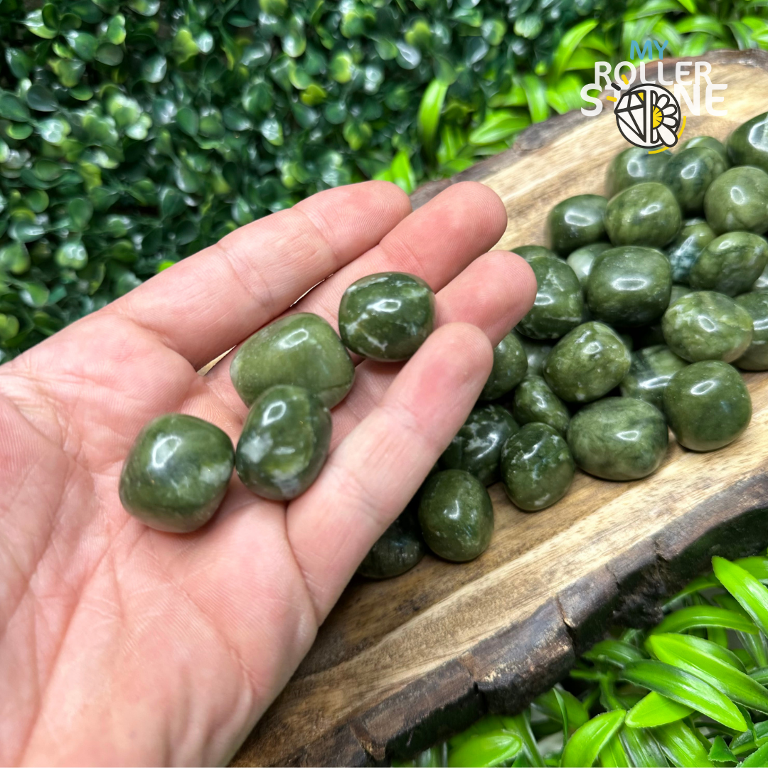 Pierre Roulée Jade Birman - Pierres et fossiles