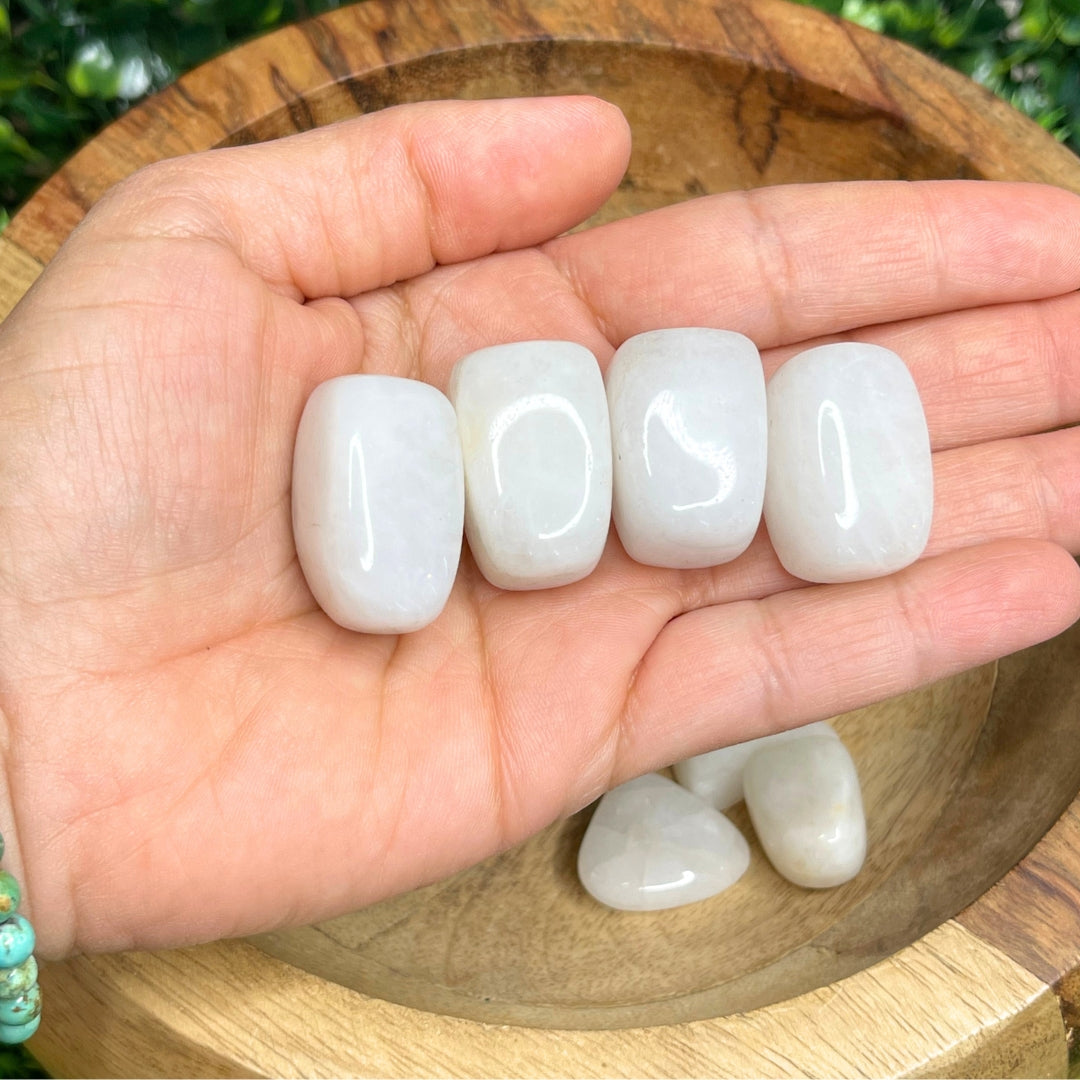 Pierre Roulée Jade Blanc