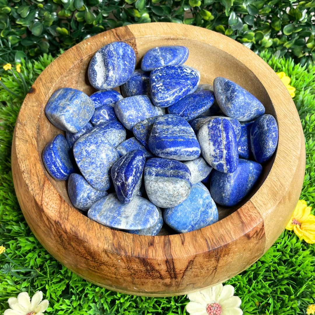 Pierre Roulée Lapis Lazuli (Taille moyenne)