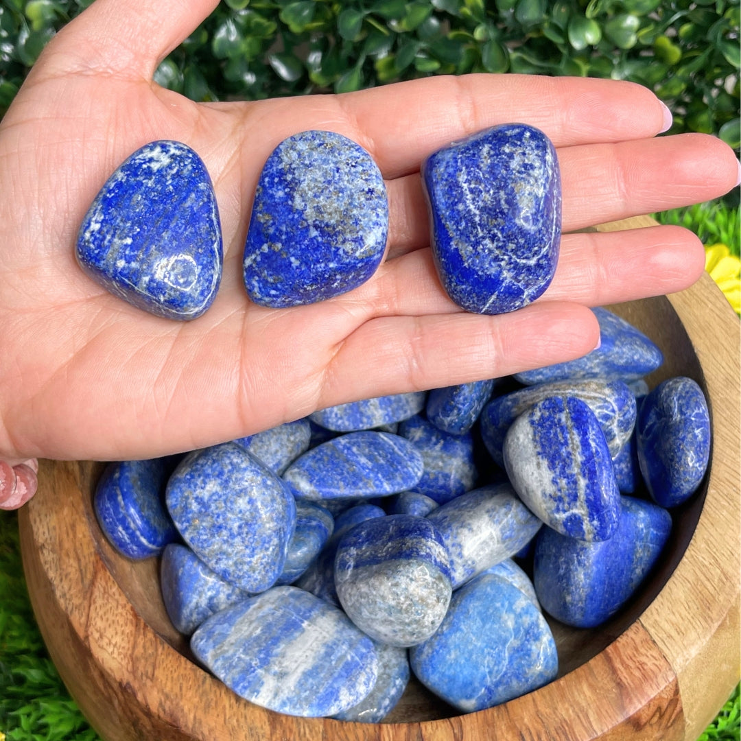 Pierre Roulée Lapis Lazuli (Taille moyenne)