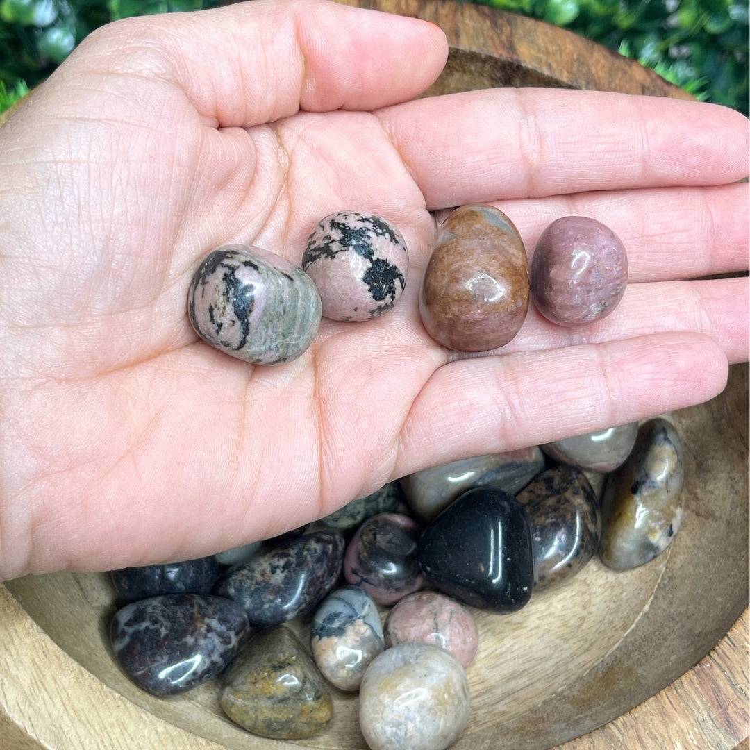 Pierre Roulée en Rhodonite Australienne