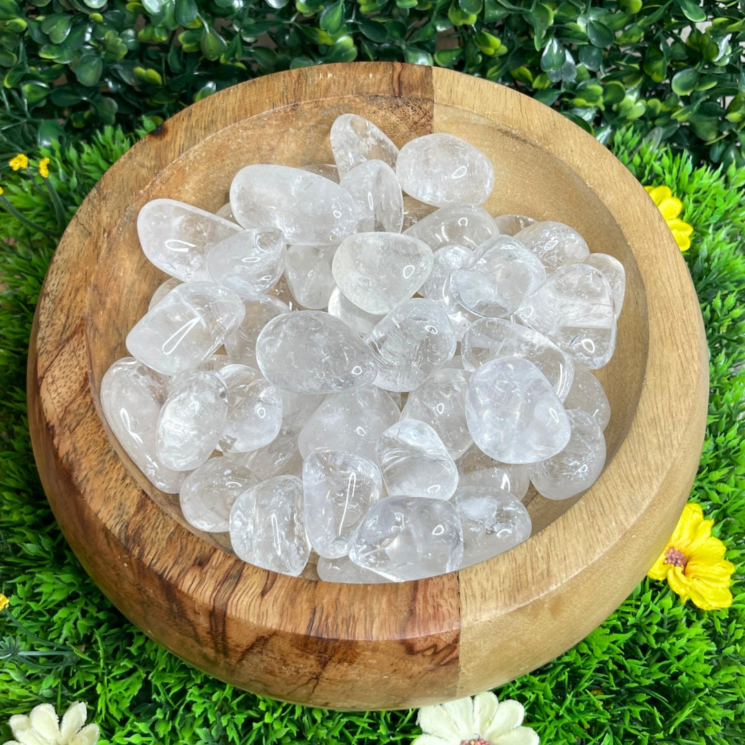 Pierres roulées Cristal de roche (Taille moyenne)