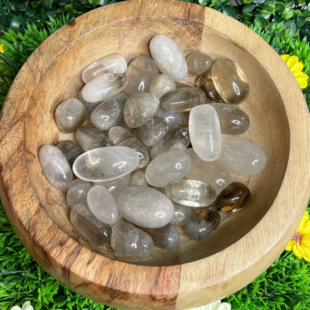 Pierres roulées en Quartz fumé