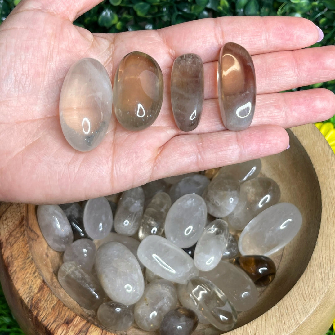 Pierres roulées en Quartz fumé