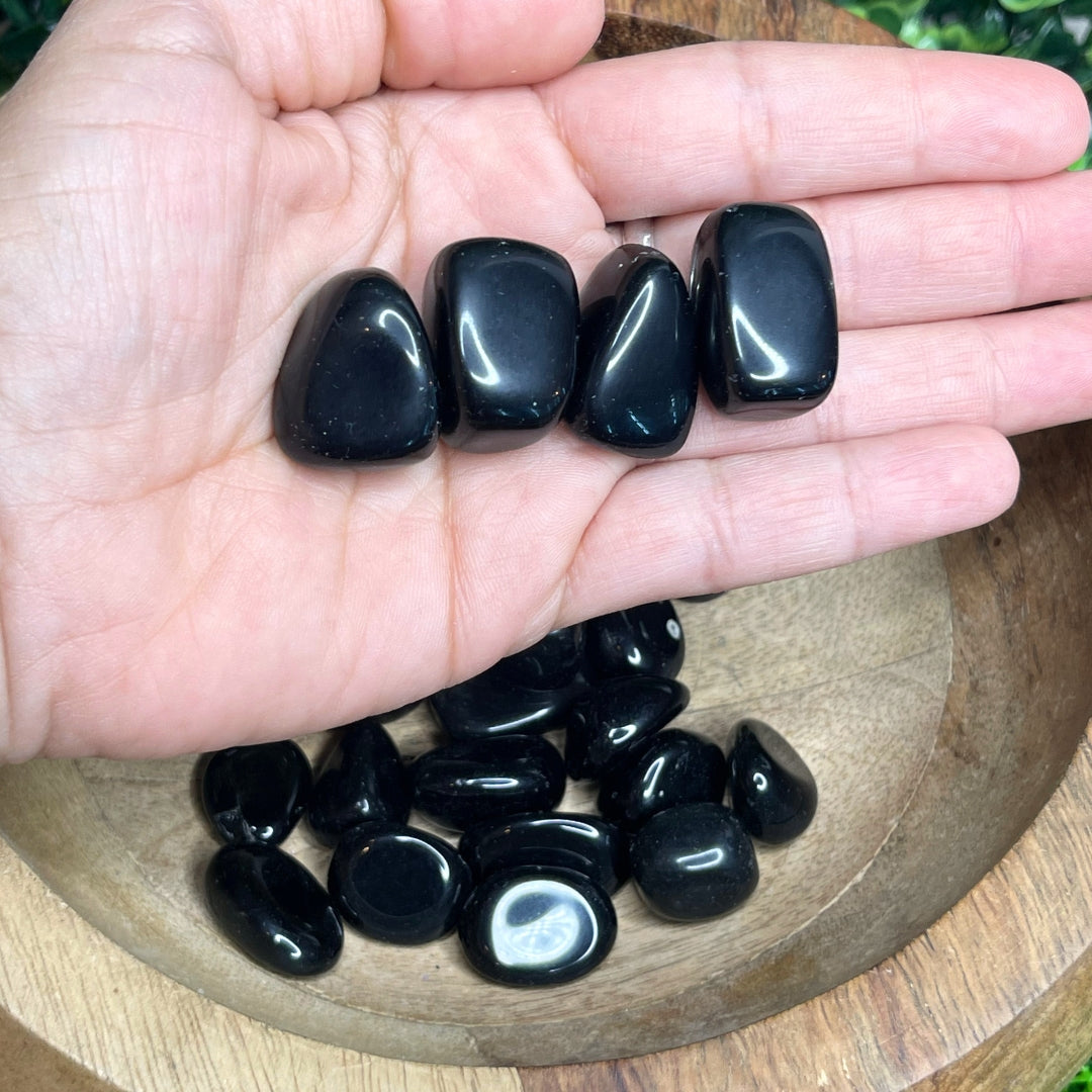 Pierres roulées en Tourmaline Noire